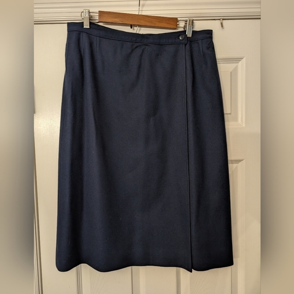 PENDLETON Faux Wrap Wool Skirt - Picture 1 of 8